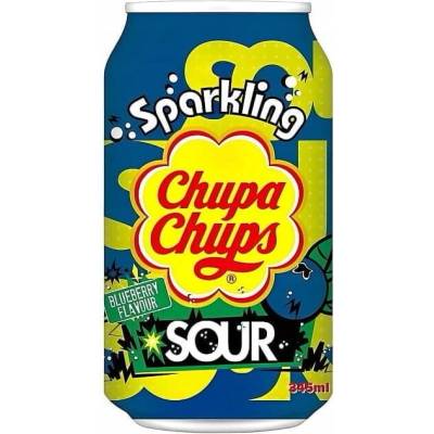 Chupa Chups Borůvka Kyselá Jahoda Kyselý Sycený Nápoj 345 ml