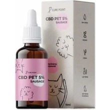 CurePoint CBD olej pro zvířata klobása 10 ml