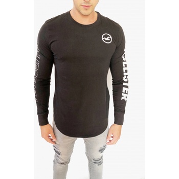 Hollister Raw Black stylové triko Černá