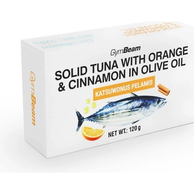 GymBeam Tuna in Olive Oil with Orange & Cinnamon 120 g