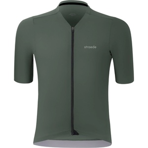 straede Фланелка с къс ръкав за колоездене straede Aerlig Jersey Cycling jersey - Forest (056-3734-0212)