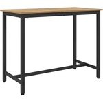 vidaXL Маса Дъб 100 x 50 x 76, 5 см Инженерна дървесина и стомана (873749)
