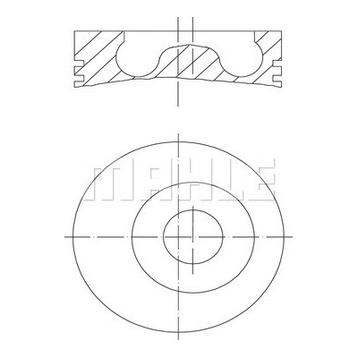 MAHLE ORIGINAL Piest 0160200