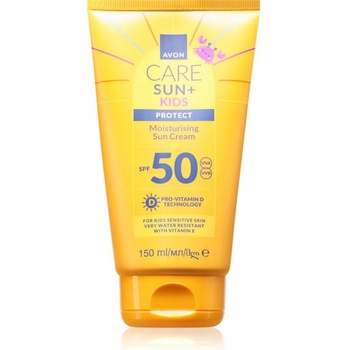 Avon Care Sun + Kids хидратиращ слънцезащитен крем SPF 50 за деца 150ml