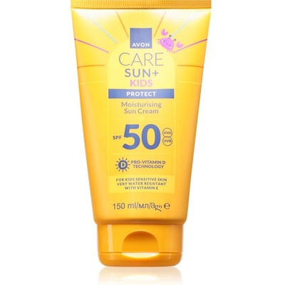 Avon Care Sun + Kids хидратиращ слънцезащитен крем SPF 50 за деца 150ml