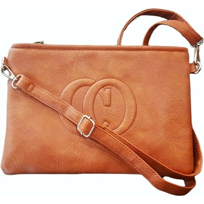 Flora & Co dámská crossbody kabelka s klopou koňaková H 6736 CAMEL