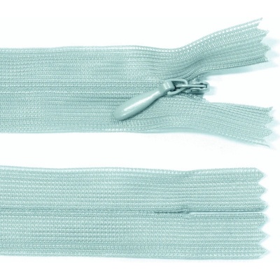 Spirálový zip no.3 skrytý nerozepínací 20cm - více barev color: 586 vodová modrá