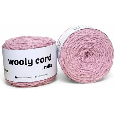 Mila Wooly cord Růžová Lila