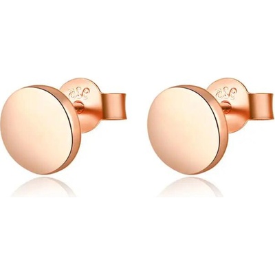 Olivie strieborné náušnice PECKY ROSE 7719