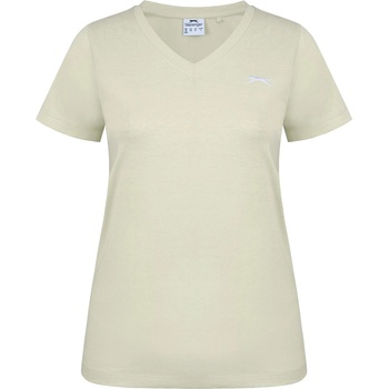 Image 1 of Slazenger Дамска тениска Slazenger Ladies V Neck Tee Shirt - Pastel Yellow