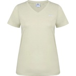 Slazenger Дамска тениска Slazenger Ladies V Neck Tee Shirt - Pastel Yellow
