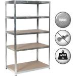 Carmen Метален стелаж Carmen CR-1017 - 180х100х40 см, до 100 кг на рафт - цинк (3580557) - xmall