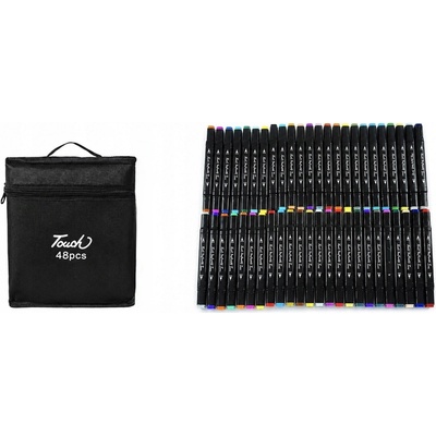 žiadna značka AKRYLOVÉ POPISOVAČE 48 FARIEB 24ks OBOJSTRANNÉ VODOTESNÉ POPISOVAČE DIY FARBY