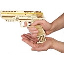 Ugears 3D mechanické puzzle Pistole Wolf-01 62 ks