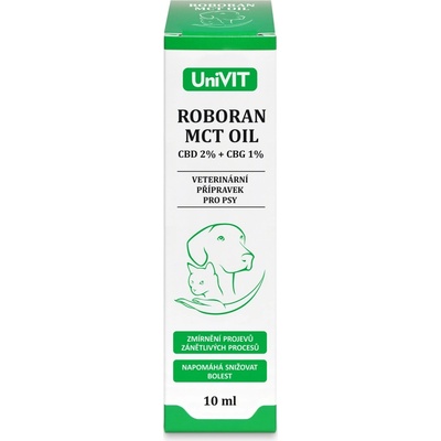 Univit Roboran MCT olej CBD 2%+CBG 1% 10 ml