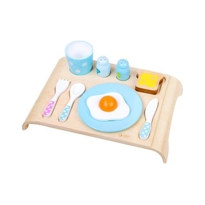 Classic World - Дървен комплект - Закуска - Син (3598)