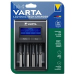 VARTA Зарядно устройство за батерии, AA/AAA/Li-ion батерия+USB, без батерия, VARTA " LCD Dual Tech" 57676101401 (57676101401) Зарядно за батерии
