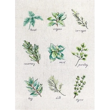 Luca-S Билки и подправки - гоблен със схема b2346