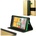 Nokia Калъф за Nokia Lumia 535, Flip Cover, златен