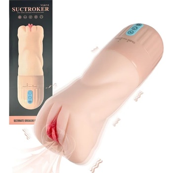 Мастурбатор вагина, засмуква и вибрира - Sucktroker Vagina I (MSTRS00103)