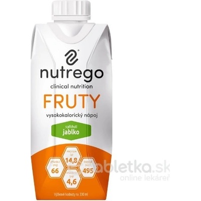 Nutrego FRUTY Jablko 330 ml