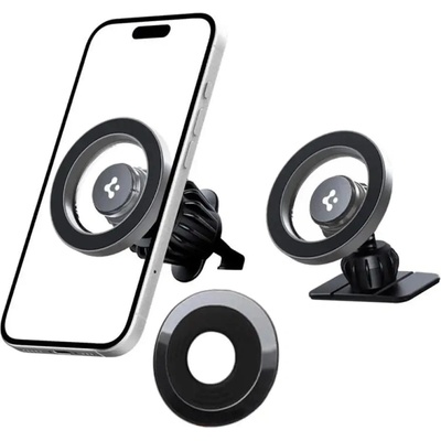 Spigen Стойка за кола Spigen MFT13 MagSafe за кабина или вентилационен отвор - сребриста (8809971231855)