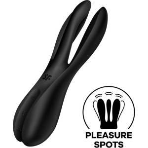 Satisfyer Черен вибратор Satisfyer Threesome 2
