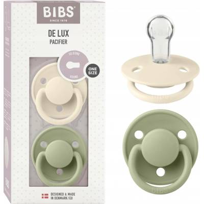 Bibs De Lux silikon Iron baby blue 2 ks
