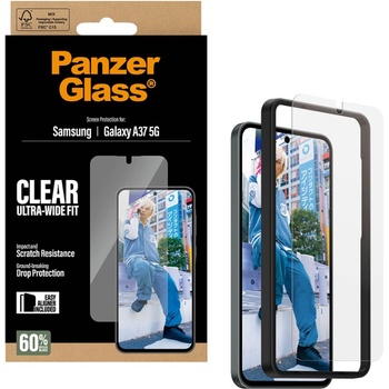 Panzer Стъклен протектор PanzerGlass за Samsung Galaxy A37 5G, Ultra-Wide Fit w. EasyAligner