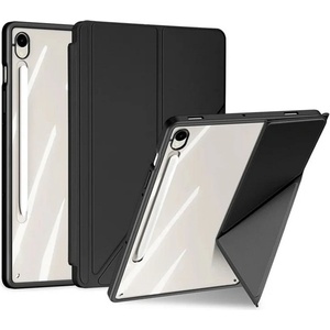 Dux Ducis Samsung Tab S10 Lite WIFI DUX DUCIS DUCIS MAGI ORIGAMI калъф с кожен ефект, активен FLIP, поставка за молив, ЧЕРЕН GP-170300 (GP-170300)