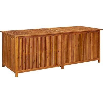 Градинска кутия за съхранение 200x80x75 см акациево дърво масив