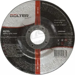 BOLTER Диск за шлайфане на метал ø115х6.0х22.23мм. А30Р | bolter xg53168 (xg53168)