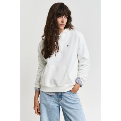Gant Shield Hoodie Eggshell