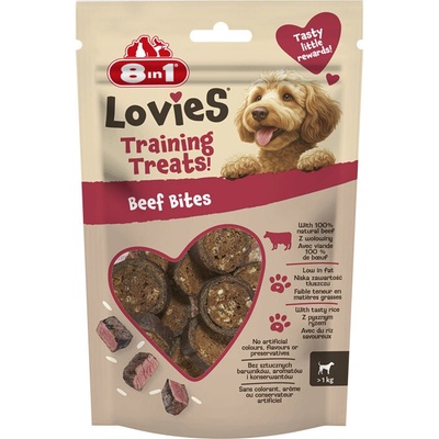 8in1 Lovies Training Treats Beef Bites 90 g