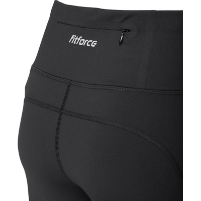 Dámske bežecké legíny Fitforce ZIROLIE Čierna Sivá