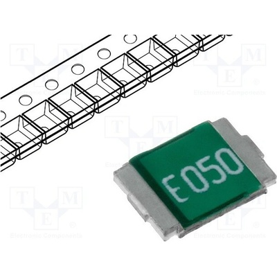 ECE SD050-16 Pojistka: polymerová PTC; 500mA; Imax: 40A; 1812