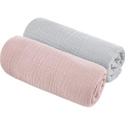 Sleepee Mušelinové 75x75 Grey/Petrol 2 ks