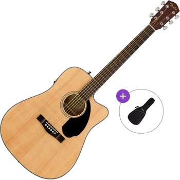 Fender CD-60SCE Basic SET Natural Електро-акустична китара Дреднаут