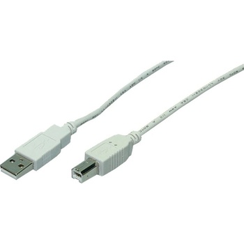 LogiLink USB кабел LOGILINK за принтер USB 2.0 (T) към USB 2.0 Type-B (T) 5м сив "CU0009 (CU0009)