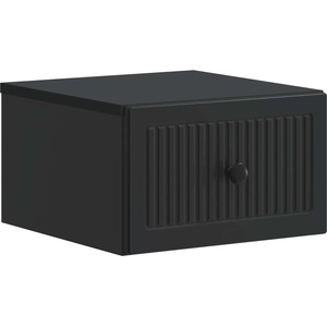 vidaXL Спален шкаф с монтаж на стена Черно 33 x 34, 5 x 20 см (897917)