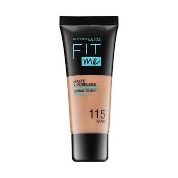 Maybelline Fit Me make-up 115 Ivory Matte + Poreless 30 ml
