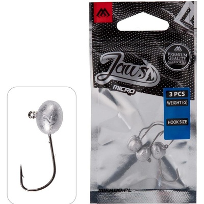 Mikado Total Fishing Jigovka Jaws Micro 1 g vel. 4 3 ks