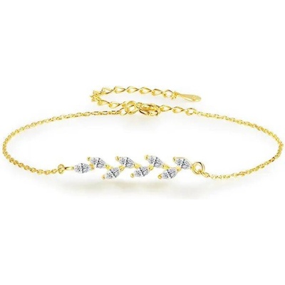 Olivie strieborný náramok VETVIČKA GOLD 8167