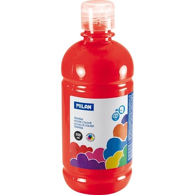 Farba temperová MILAN 500ml červená rumelka
