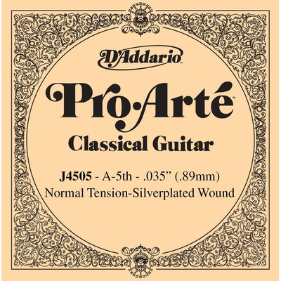 D'Addario J 4505 Единична струна за китара (J4505)