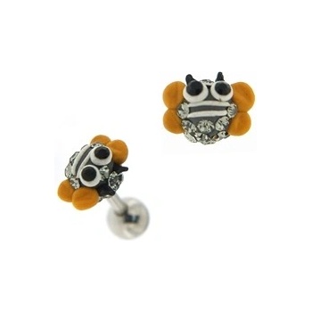 Piercingate činka do ucha včelička PNC00067