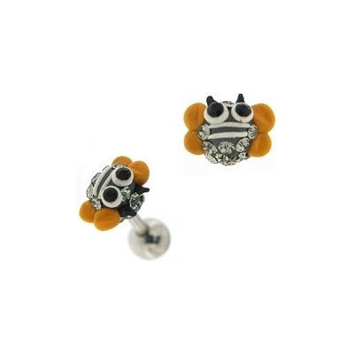 Piercingate činka do ucha včelička PNC00067