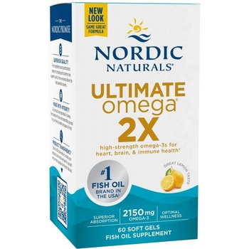 Nordic Naturals Ultimate Omega 2X 2150 mg [60 Гел капсули] Лимон