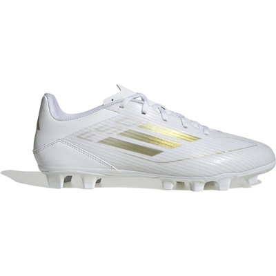 Футболни бутонки Adidas F50 Club Firm Ground Football Boots - White/Gold/Wht