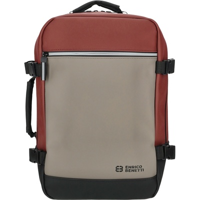 Enrico Benetti Bergen 56010 Taupe-burgundy 20 l